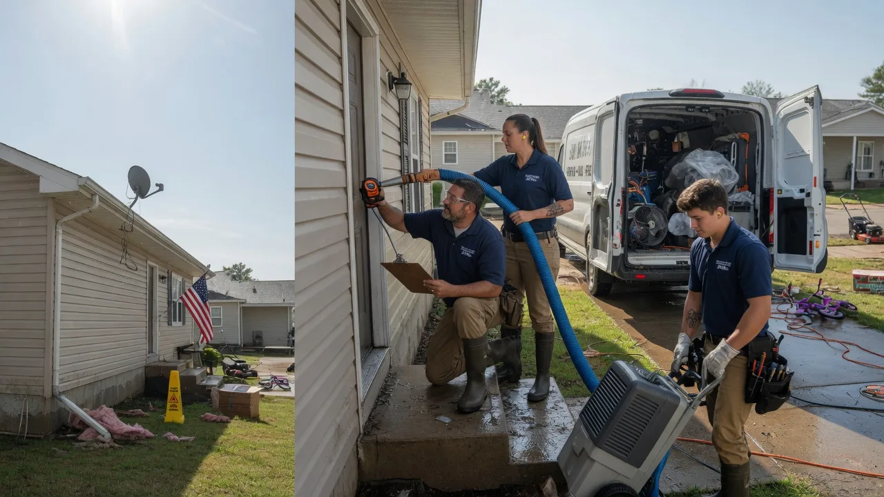 Ceiling Water Damage Restoration in Utica, SD near me